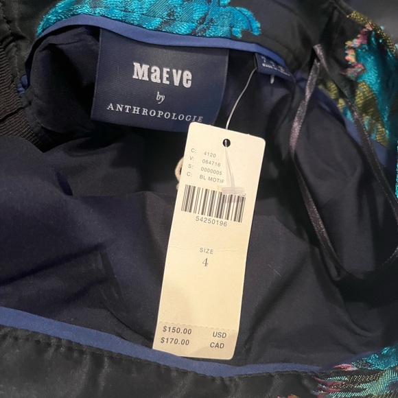 NWT Anthropologie Ronette Jacquard midi skirt size 4 - Picture 7 of 10